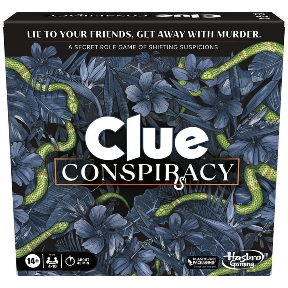 Hasbro Clue Conspiracy - Blue & Green Artwork